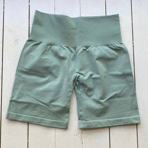 NVGTN sage green shorts size XS
